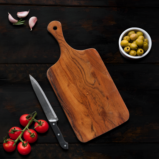 Handmade Wooden Cutting/Chopping Board for Kitchen Size 17X8X0.75 Inch